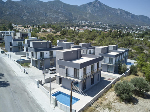 Виллы 4+1 в Гирне с видом на море и горы