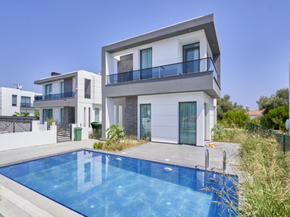 Современные виллы 3+1 в районе Ozankoy в Гирне