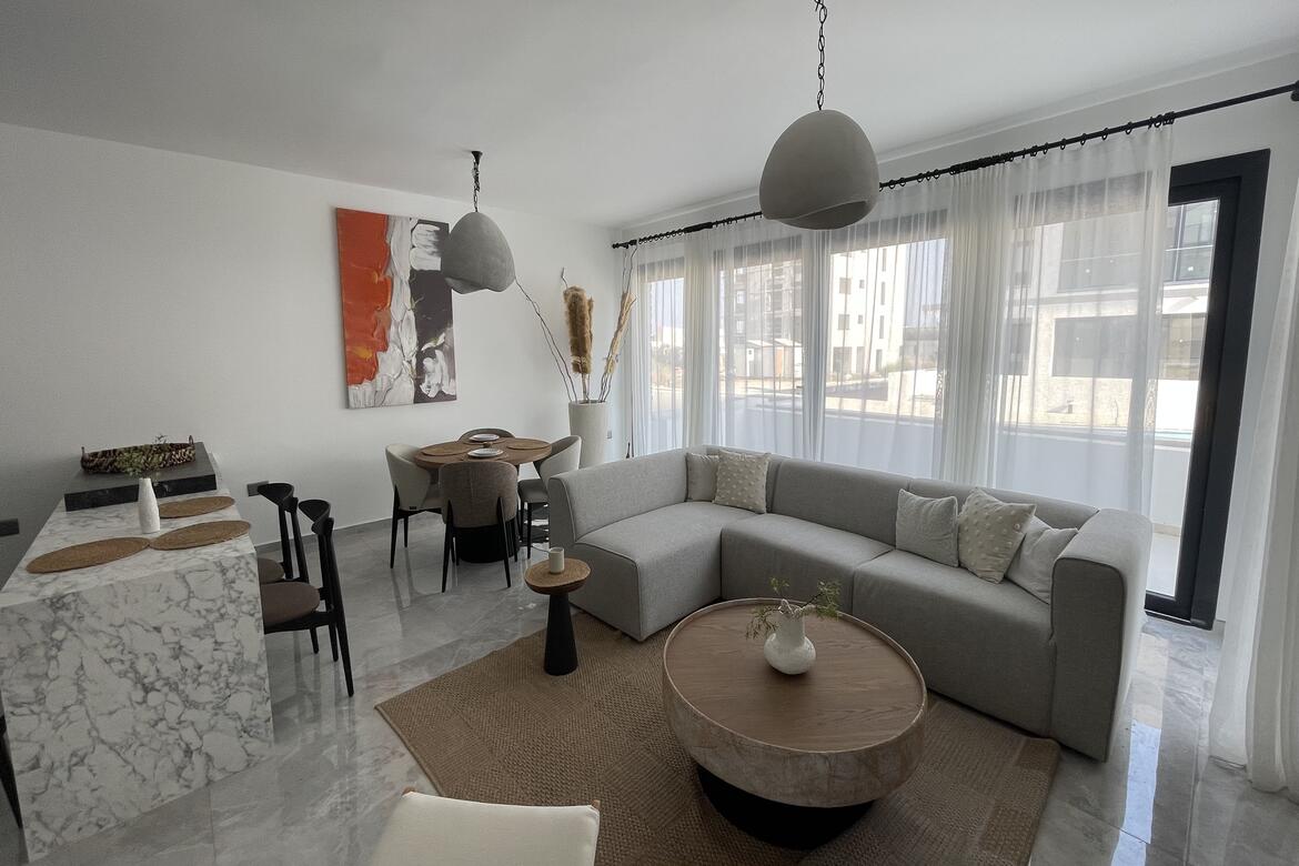 Апартаменты 3+1 рядом с прекрасными пляжами в Ени-Боазичи