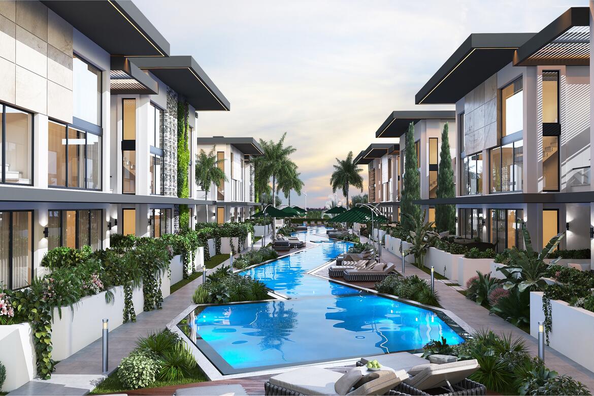 Апартаменты 3+1 рядом с прекрасными пляжами в Ени-Боазичи