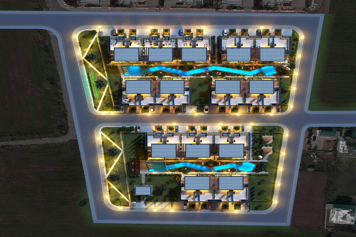 Апартаменты 3+1 рядом с прекрасными пляжами в Ени-Боазичи