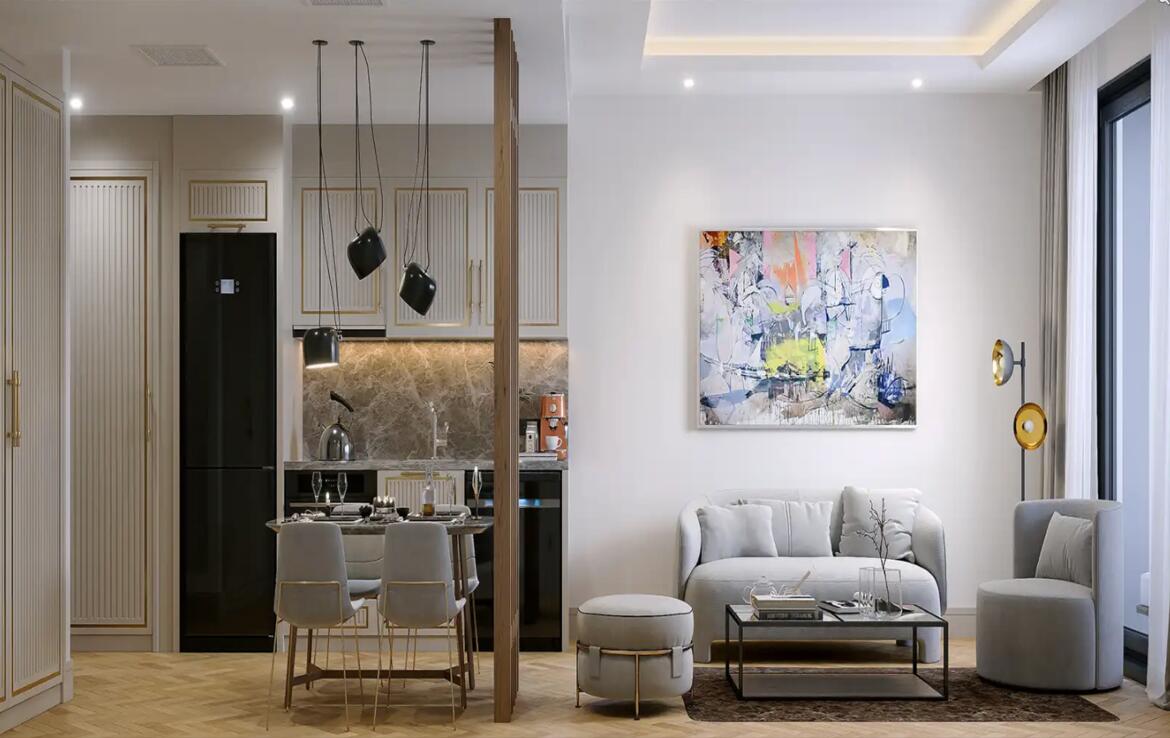 Апартаменты 1+1 у моря в комплексе Seafront