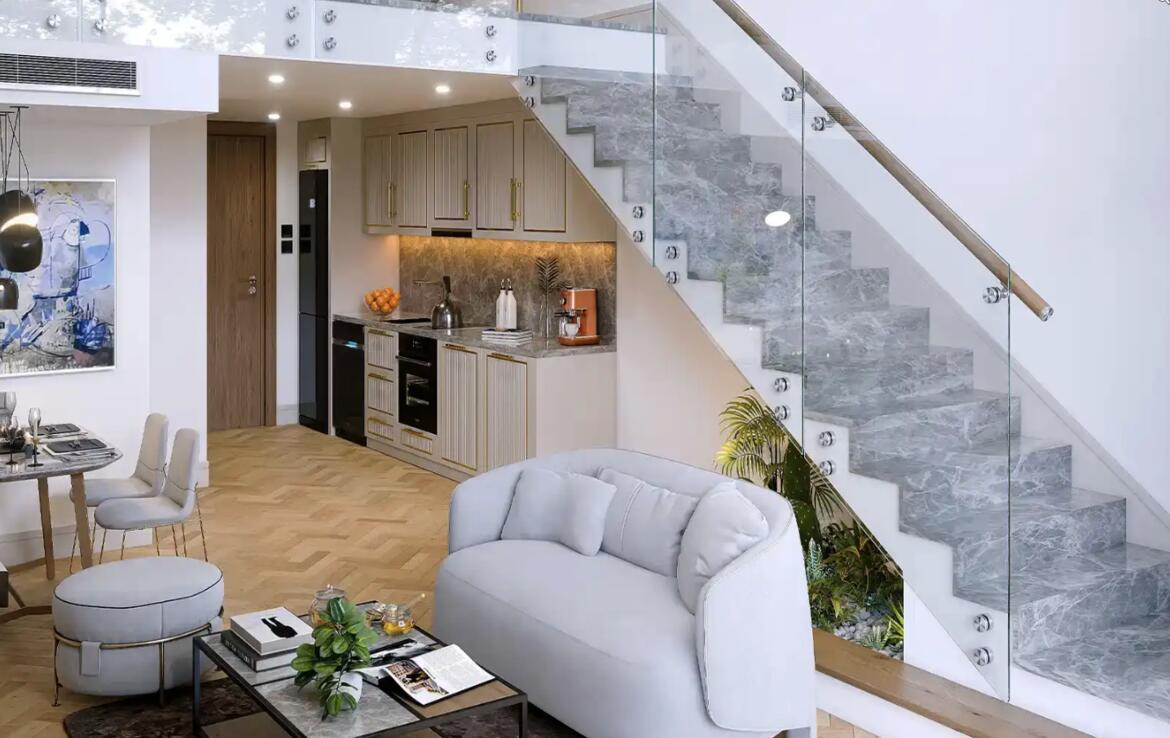 Лофт апартаменты у моря в комплексе Seafront